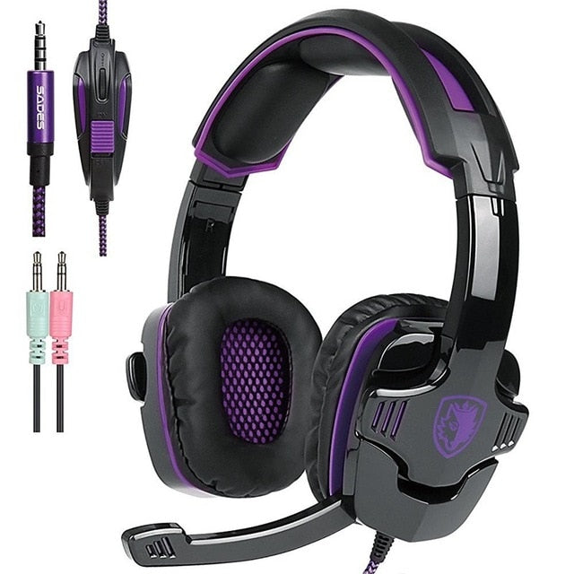 SADES SA-930 Professional PS4 Headset 3.5mm Gaming Headphones