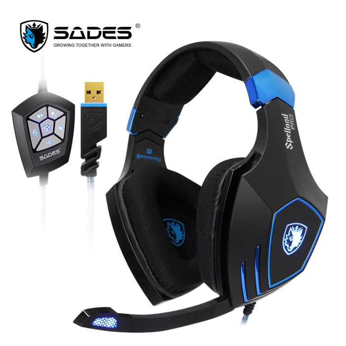 SADES Spellond Pro Bongiovi Acoustics Gaming Headset