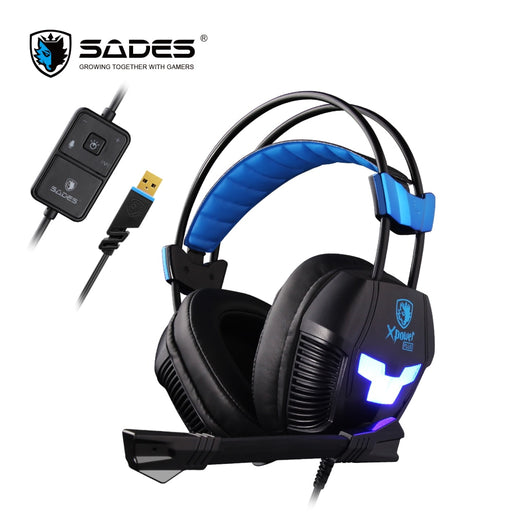 SADES Xpower Plus Vibration Headphones