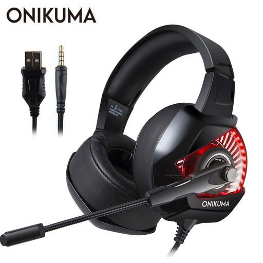 ONIKUMA Gaming Headset PC Gamer Bass Headphones