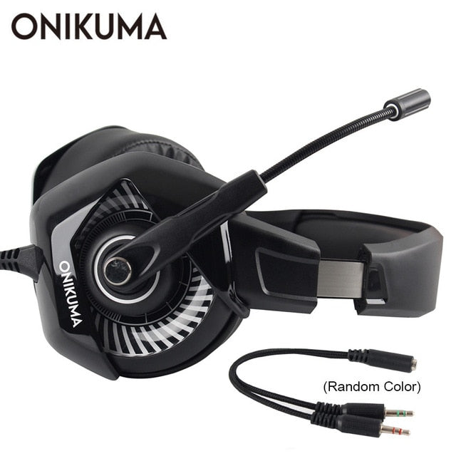 ONIKUMA Gaming Headset PC Gamer Bass Headphones