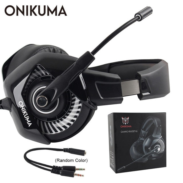 ONIKUMA Gaming Headset PC Gamer Bass Headphones