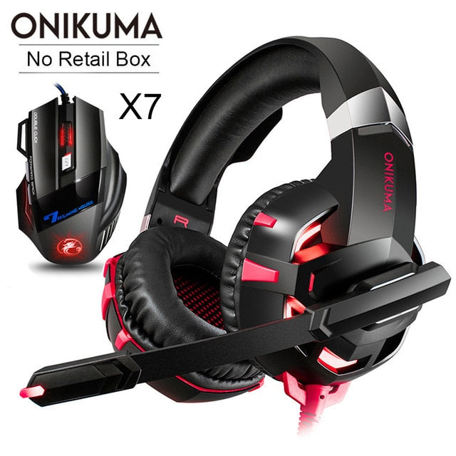ONIKUMA Casque PS4 Gaming Headphones