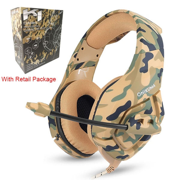 ONIKUMA K1 Casque PC Stereo Gaming Headset