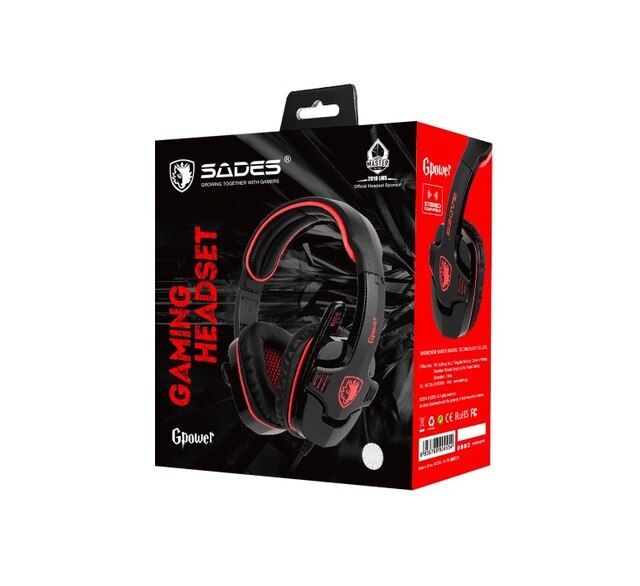 SADES GPOWER Gaming Headset 3.5mm Gamer Headphones